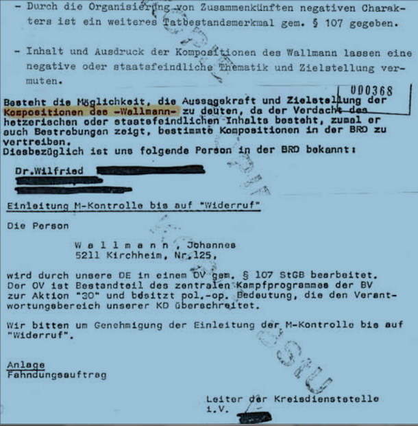 HfM - Die Stasi  und das Kampfprogramm gegen Moderne Musik