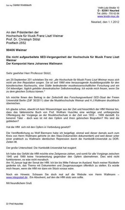 HfM - Prof.St�lzl und Wolfgang Biermann