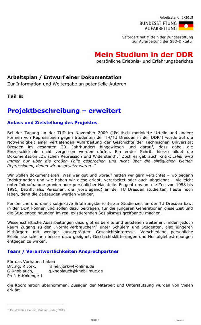 Mein Studium - Aufgabenstellung - 1