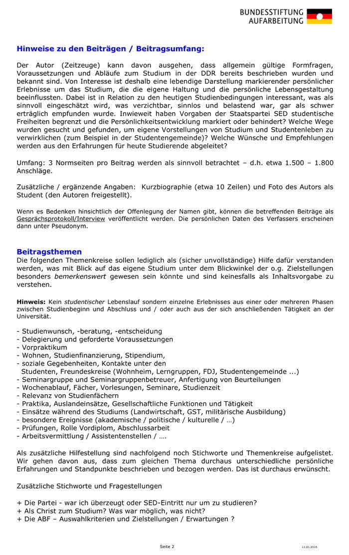Mein Studium - Aufgabenstellung - 2